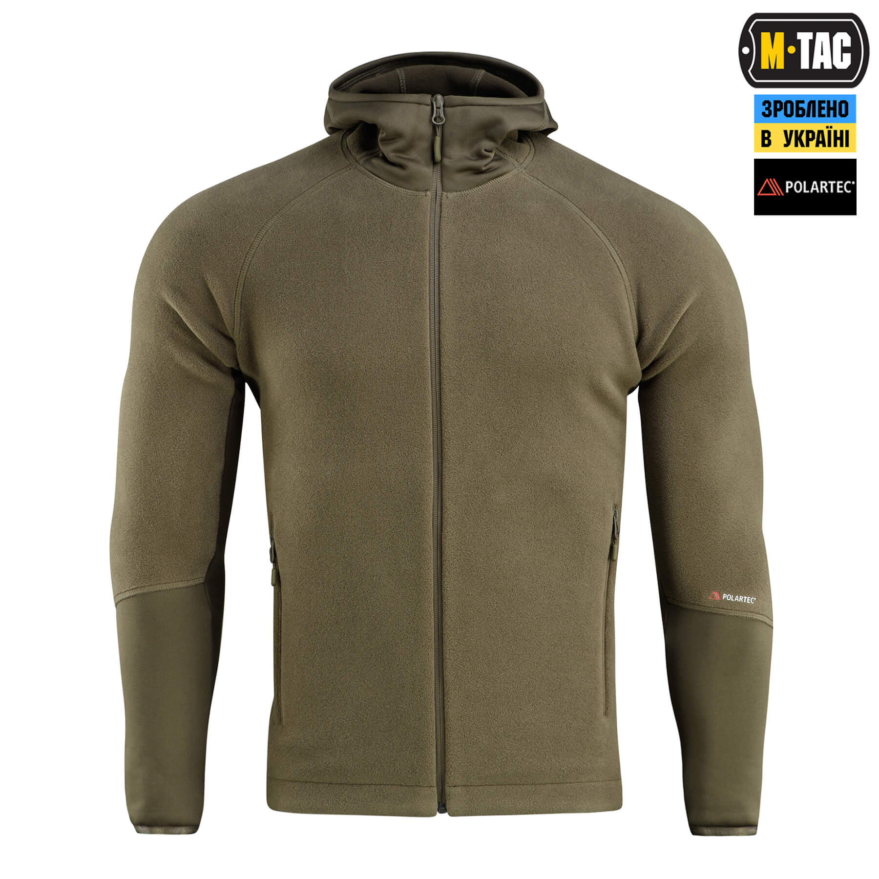 M-Tac кофта Hoodie Polartec Sport Dark Olive купити за доступною